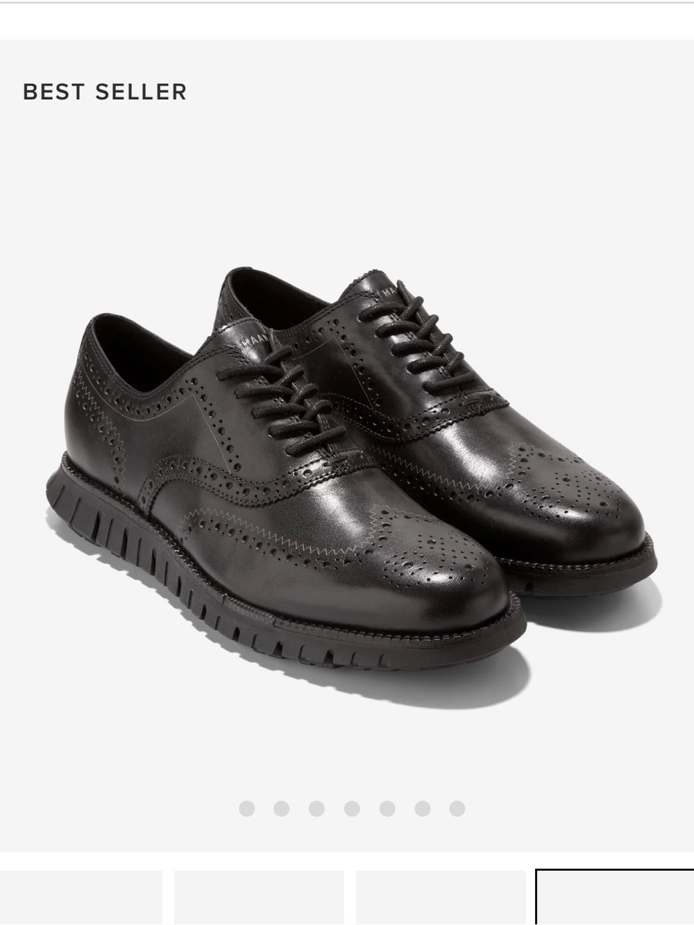Cole Haan ZeroGrand Wingtip Oxford SZ 8
